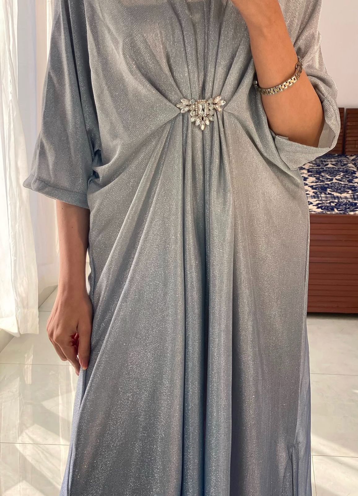 Moonlight Kaftan Silver
