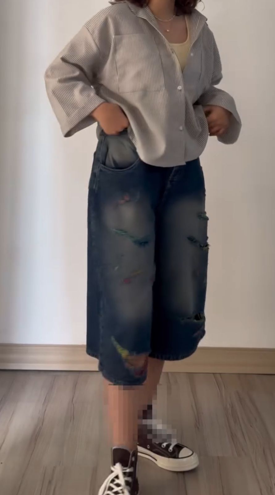 Baggy Strip Shirt