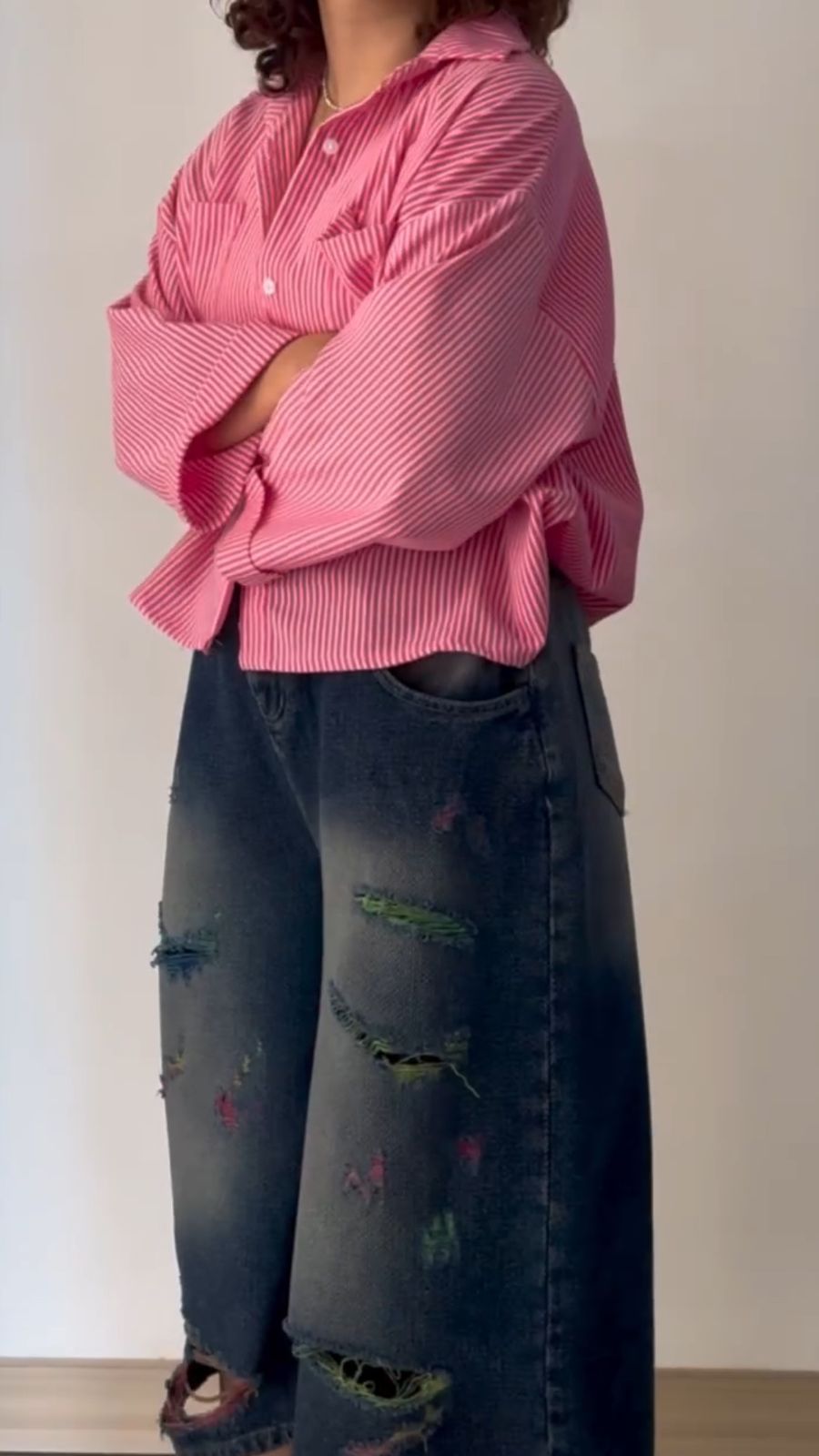 Baggy Strip Shirt