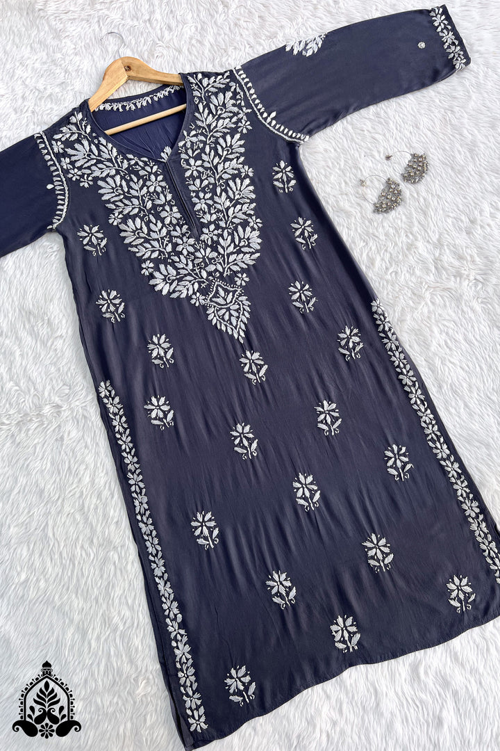 Minimal Chikankari Kurta