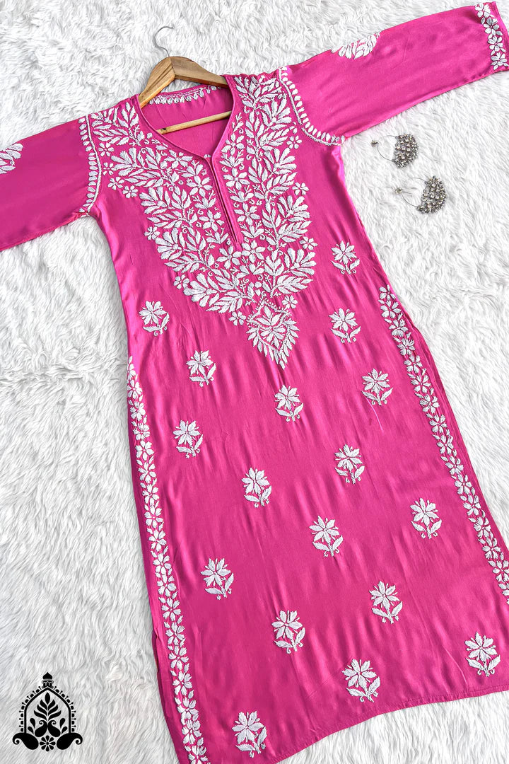Minimal Chikankari Kurta