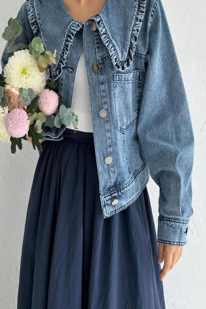 Pan Collor Crop Jacket