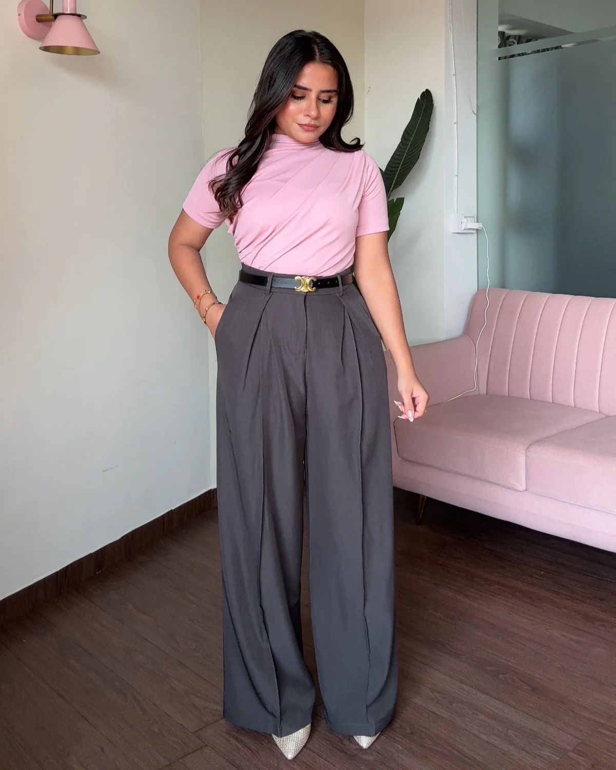 Pleated Tailored Pants