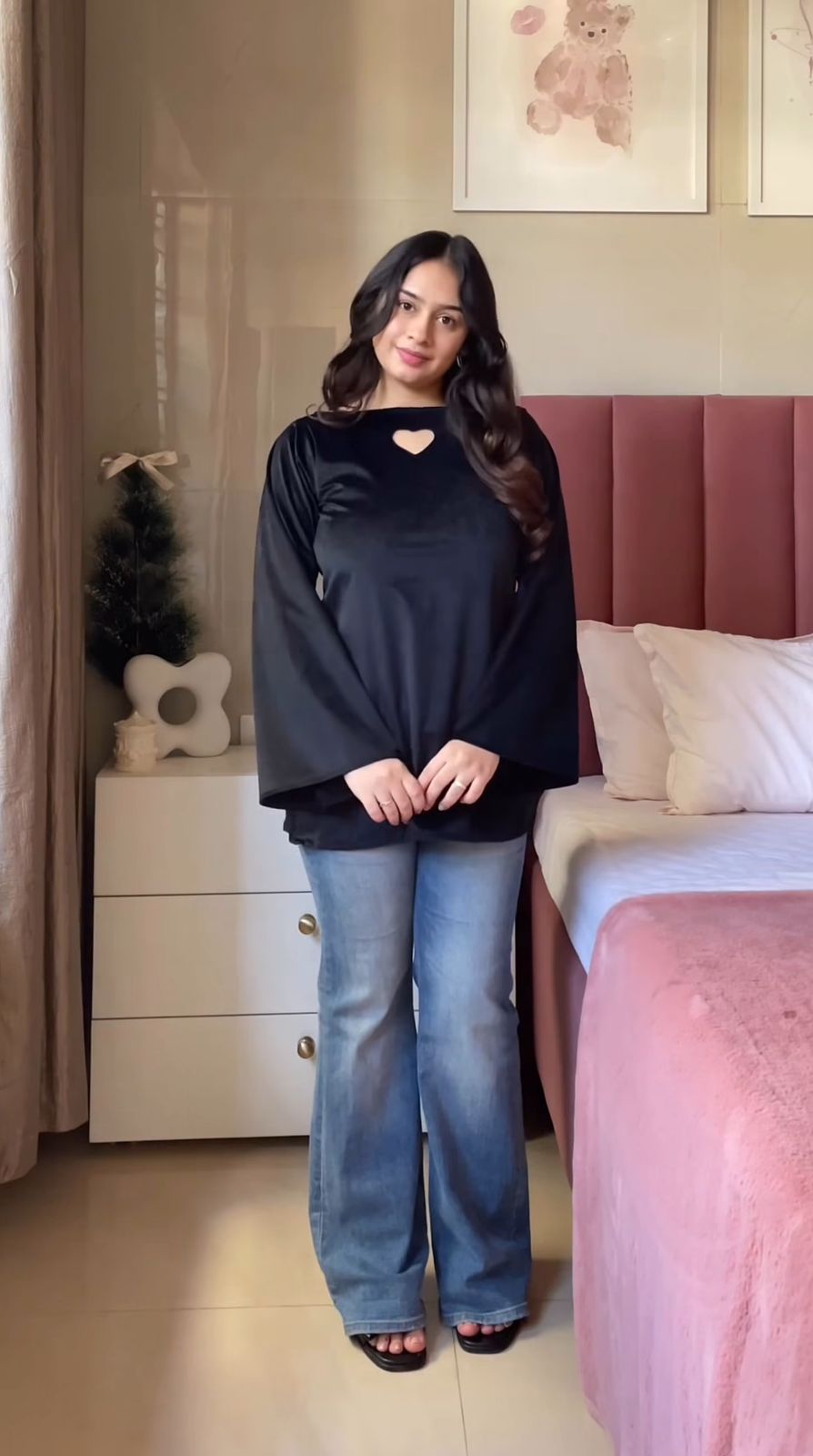 Corset Velvet Kurti