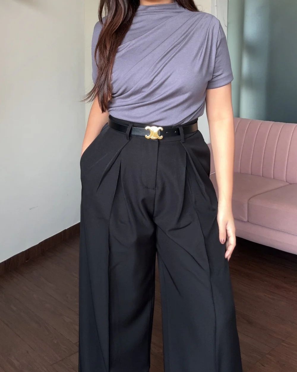Pleated Tailored Pants