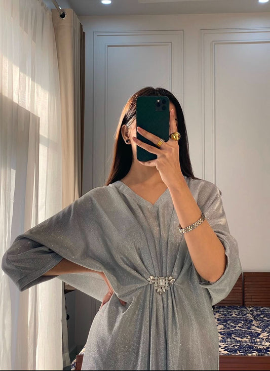 Moonlight Kaftan Silver