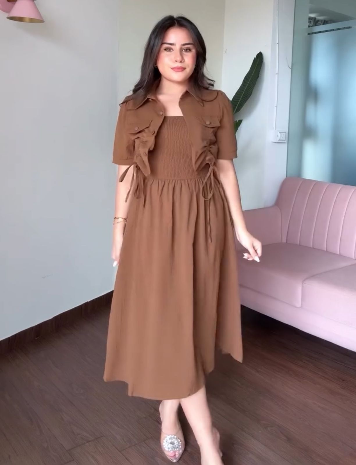 Smocked Midi
