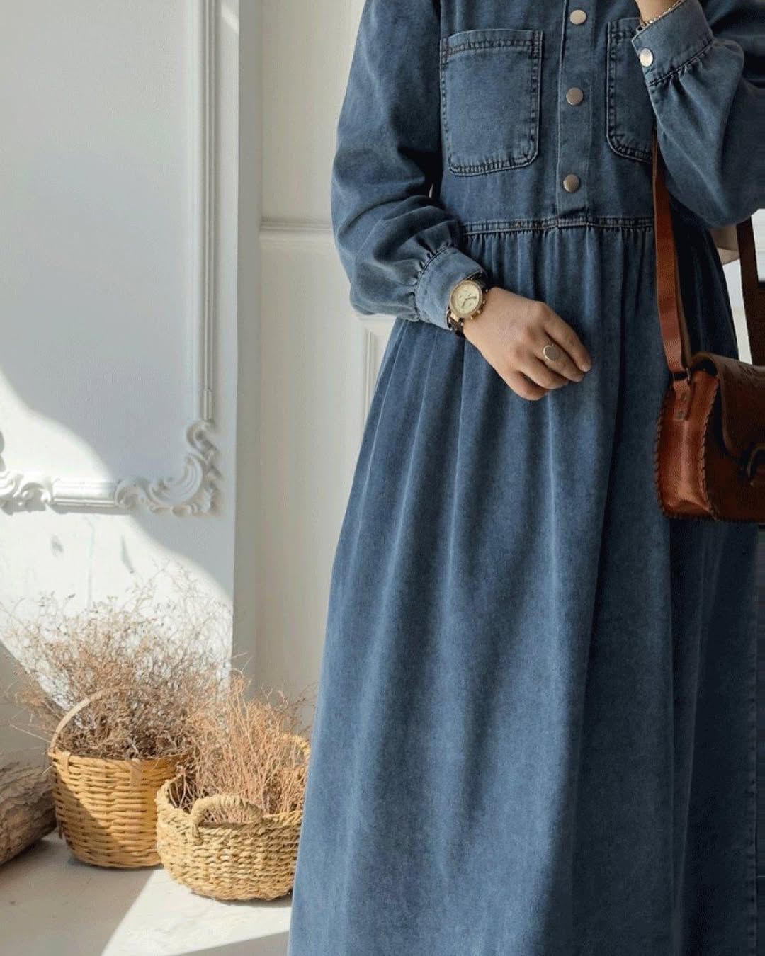 Amaya Denim Midi