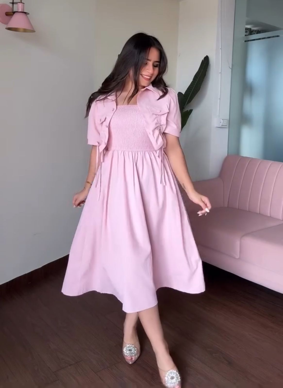 Smocked Midi