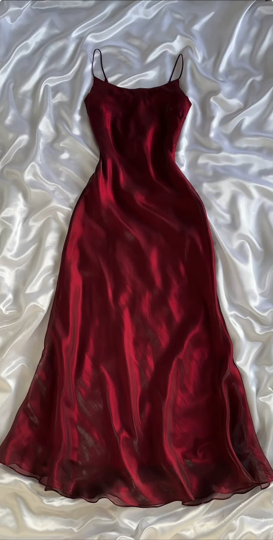 The Merlot Iridescent Gown