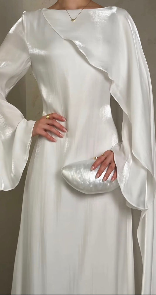 Modest Satin Dress