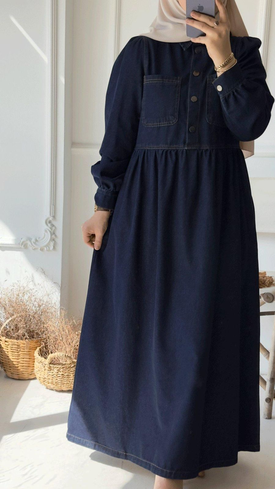 Amaya Denim Midi