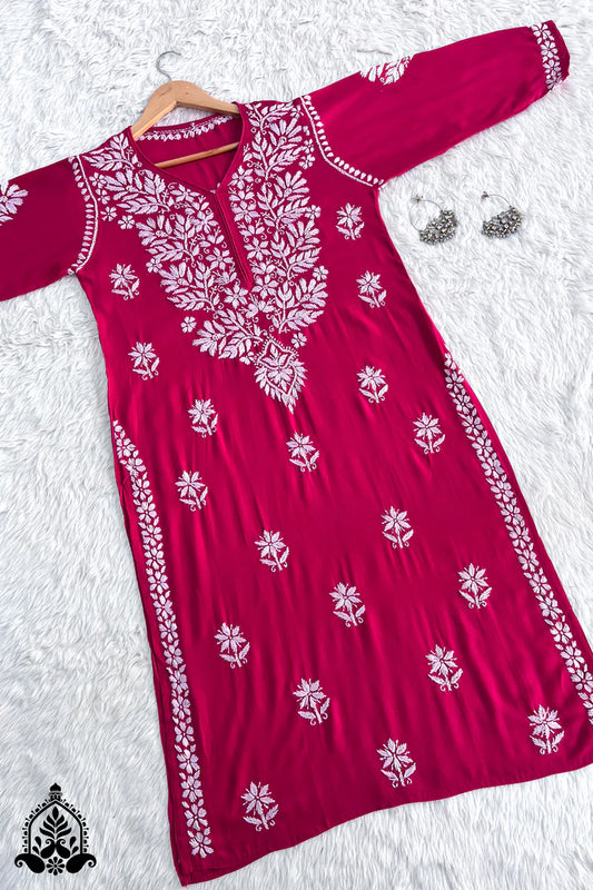 Minimal Chikankari Kurta