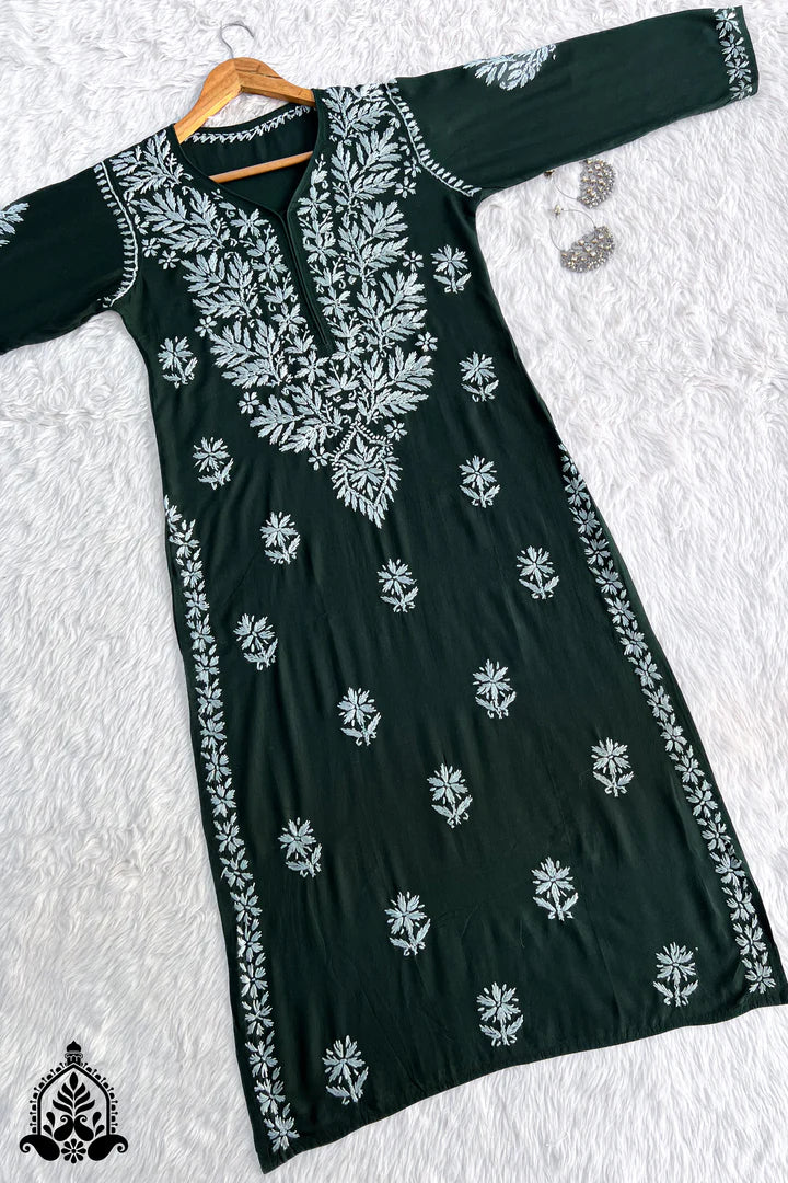 Minimal Chikankari Kurta