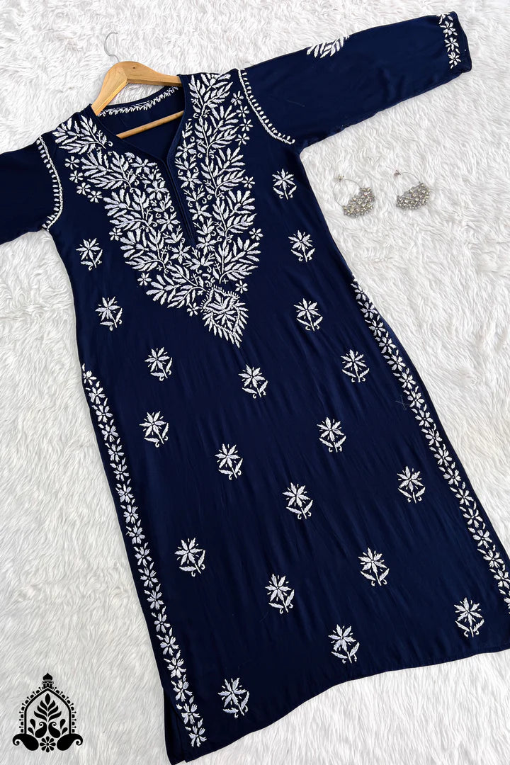 Minimal Chikankari Kurta