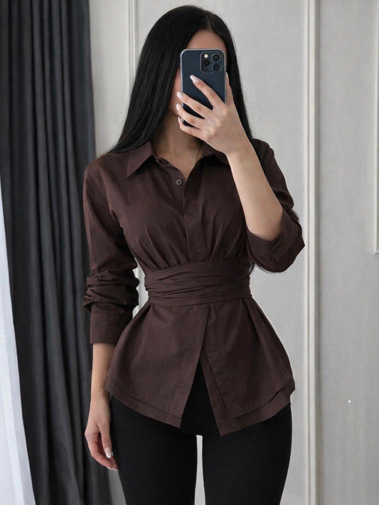 Corset Tie Shirt