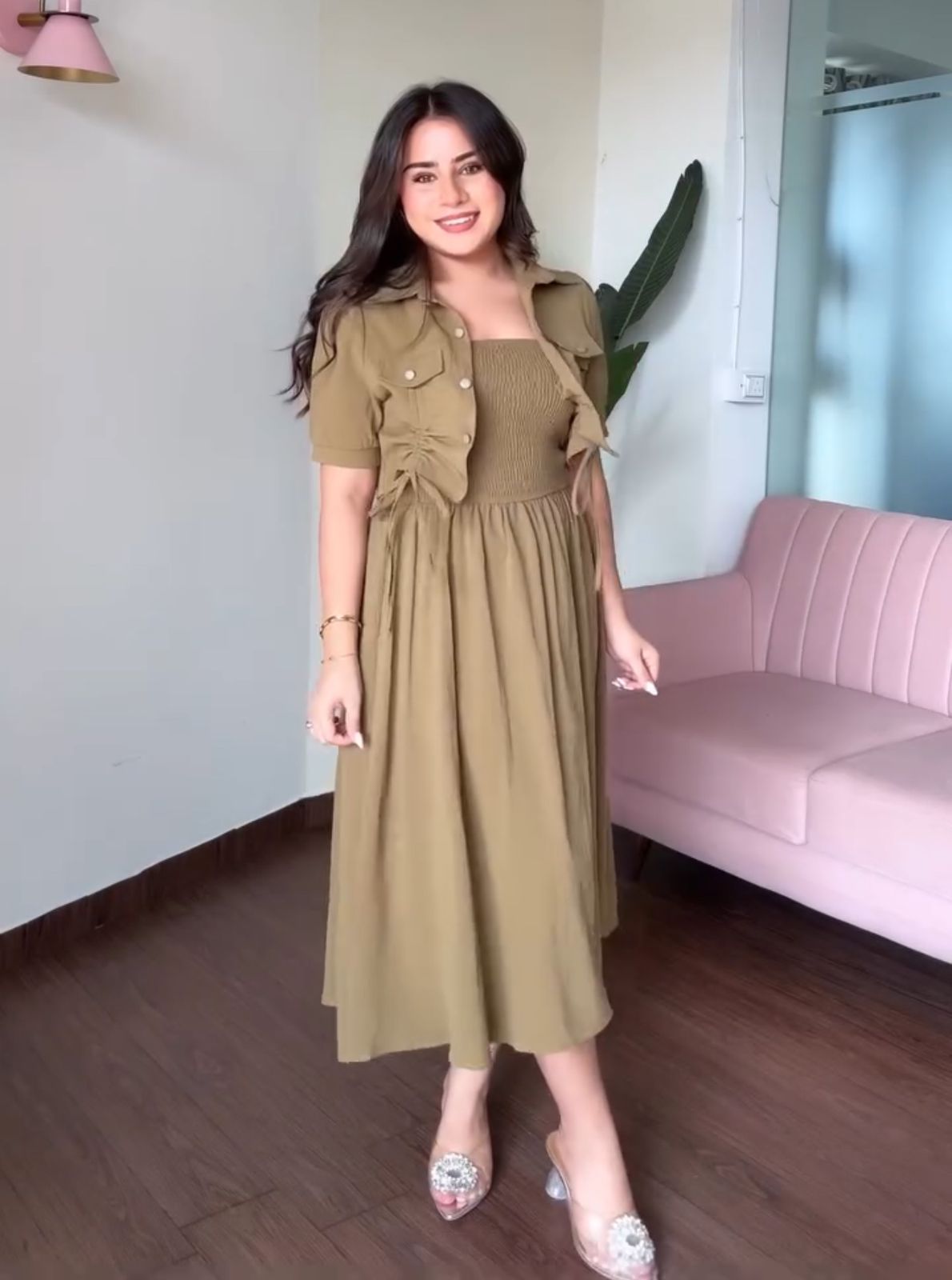 Smocked Midi