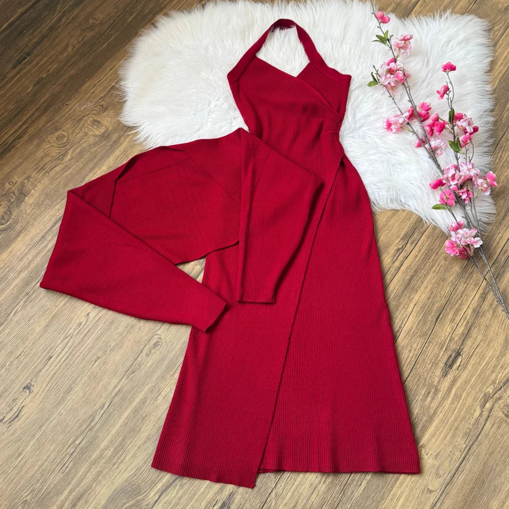 Soft Cardigan Set