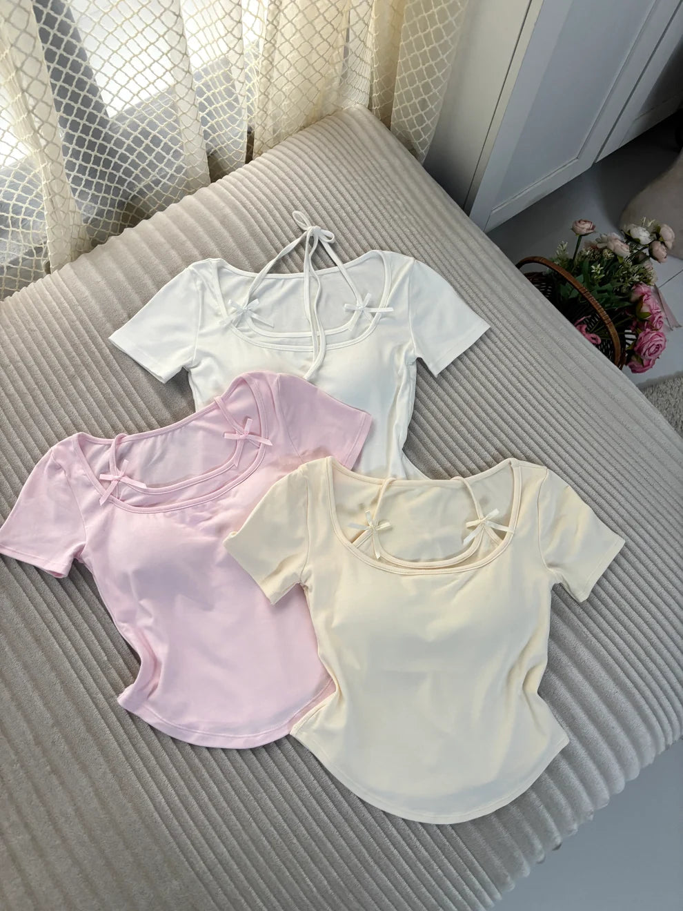 Coquette Bow Tops